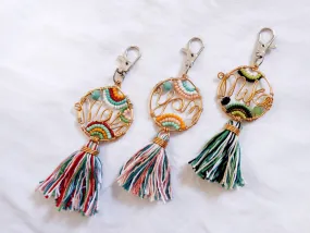 CUSTOM BEADED KEYCHAIN   TASSEL