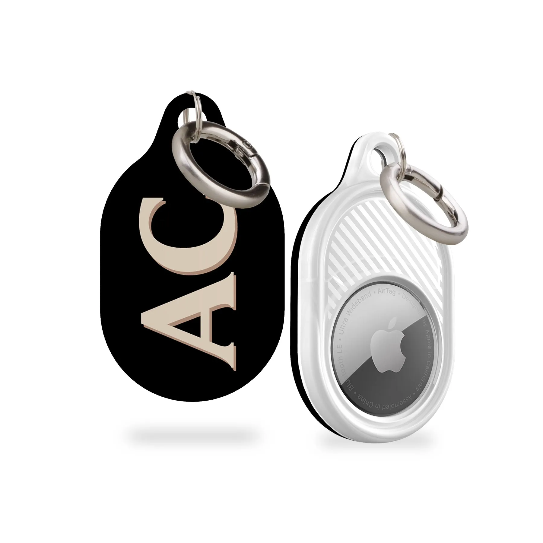 Custom Black AirTag Holder
