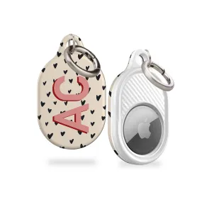 Custom Hearts AirTag Holder