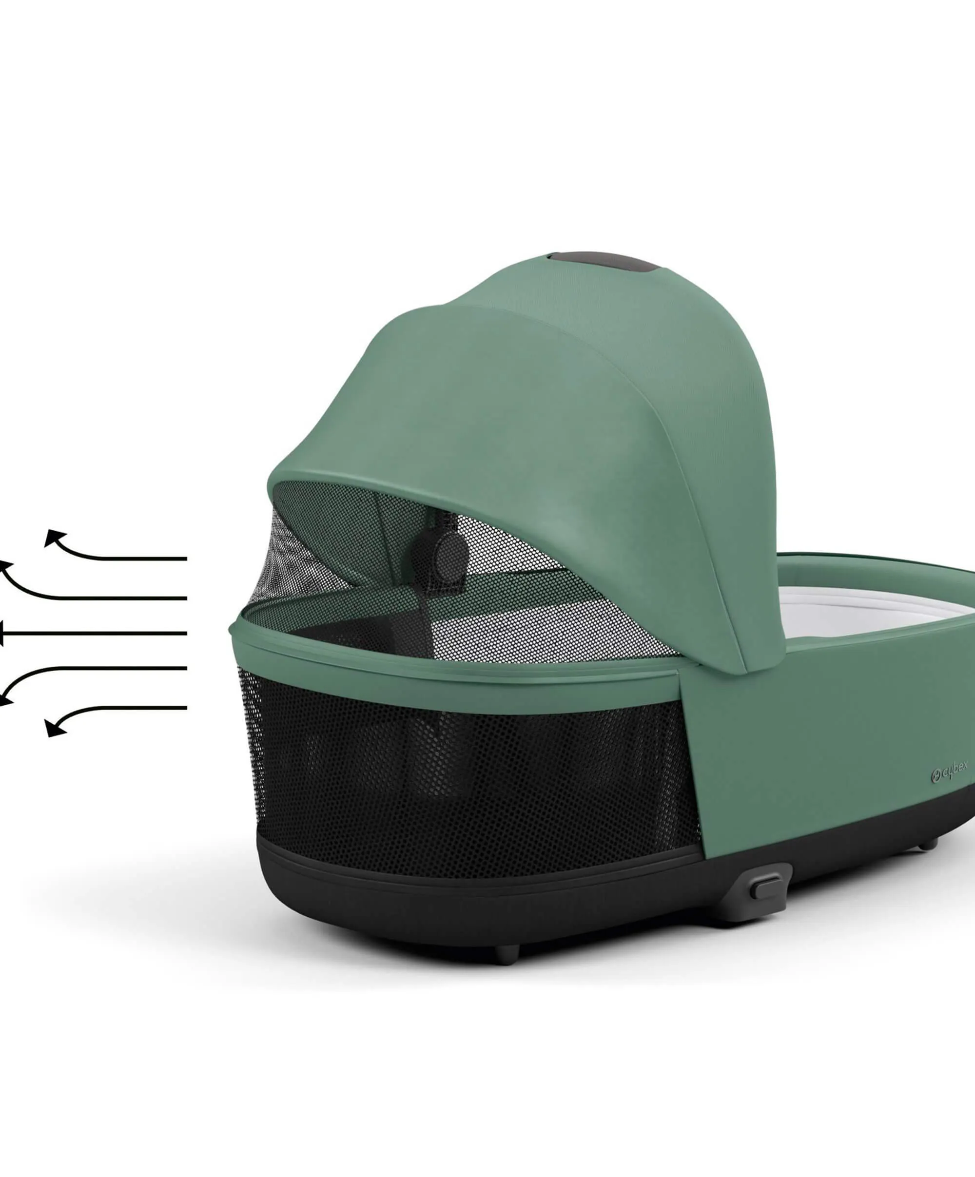 Cybex Priam Carrycot - Leaf Green