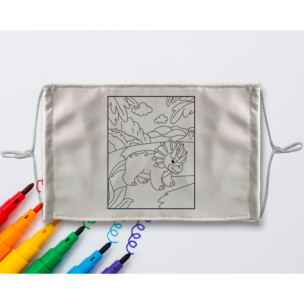 d8 Sublimation Colouring Face Mask