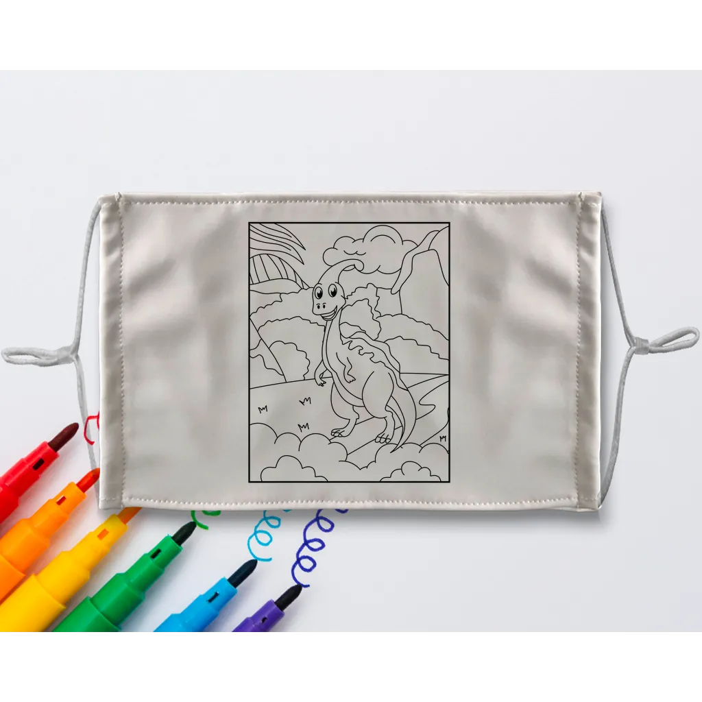 d9 Sublimation Colouring Face Mask