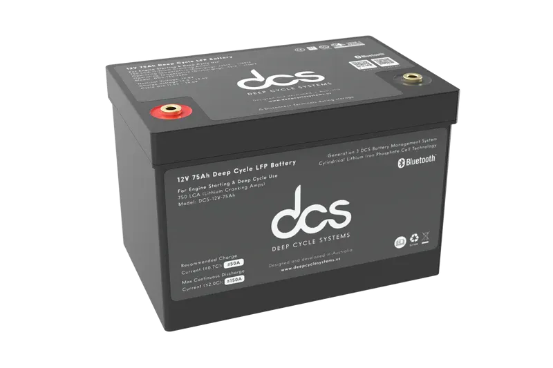 DCS 75Ah Deep Cycle LFP Battery