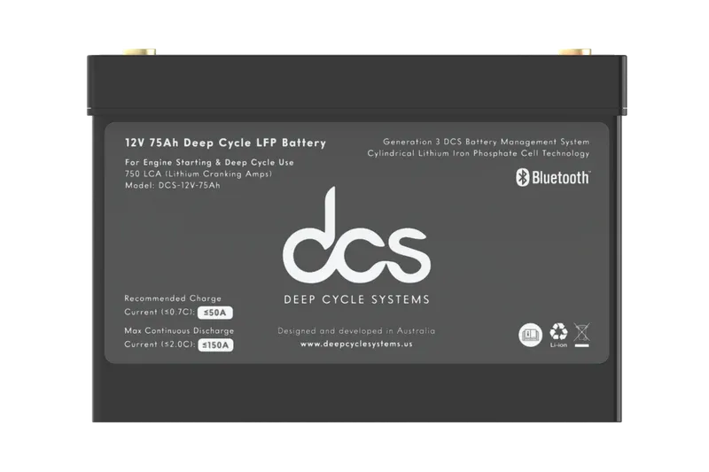 DCS 75Ah Deep Cycle LFP Battery