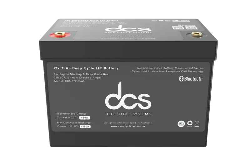 DCS 75Ah Deep Cycle LFP Battery