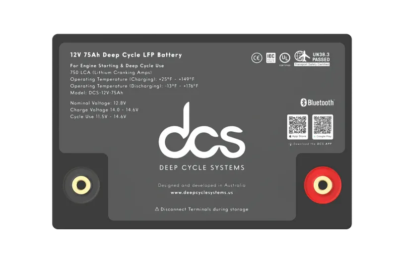 DCS 75Ah Deep Cycle LFP Battery