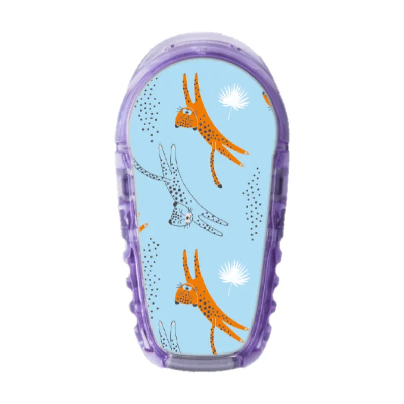 Dexcom G6/One Sensor Sticker (Leaping Cheetahs)