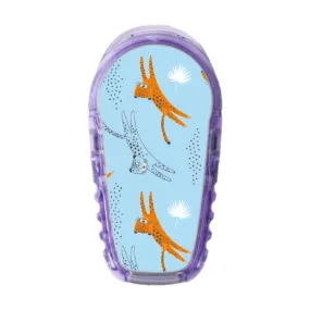 Dexcom G6/One Sensor Sticker (Leaping Cheetahs)