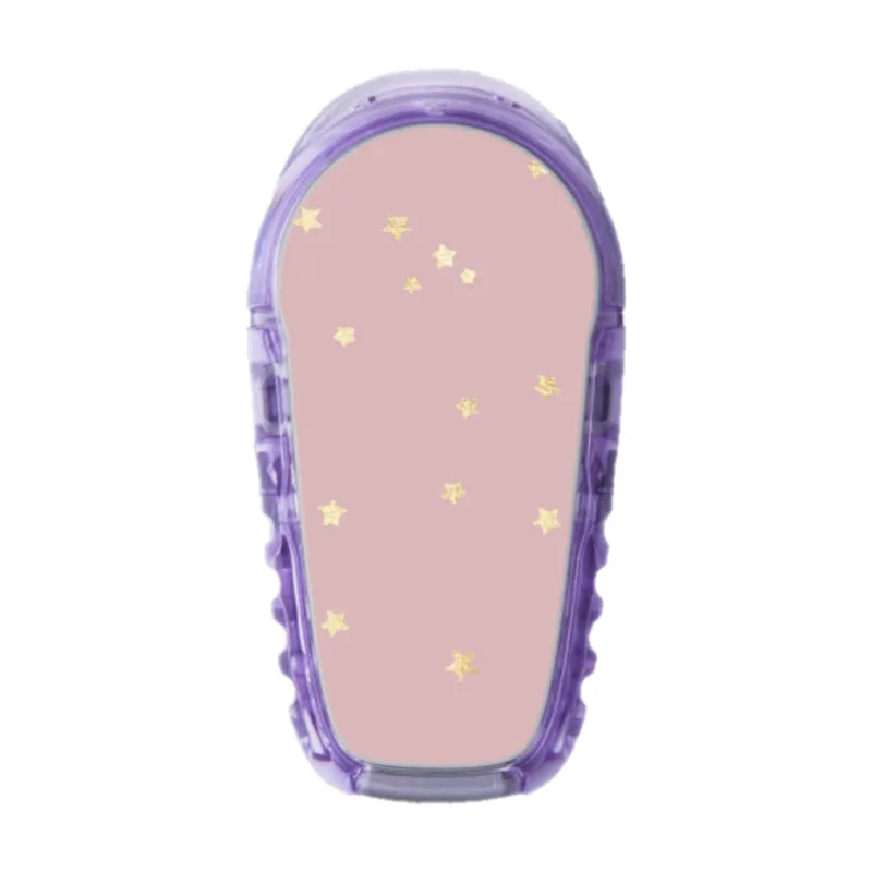 Dexcom G6/One Sensor Stickers (Yellow Sparkle) 3pk