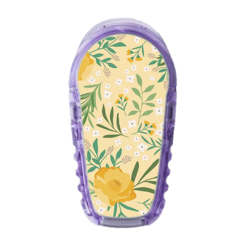 Dexcom G6/One Sensor Stickers (Yellow Sparkle) 3pk