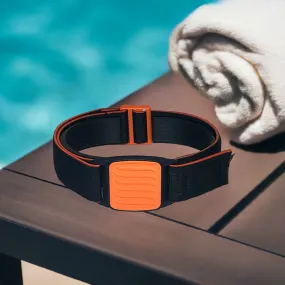 Dexcom G7 CGM Sports & Swim Armband Cover - Orange Wave Dexband