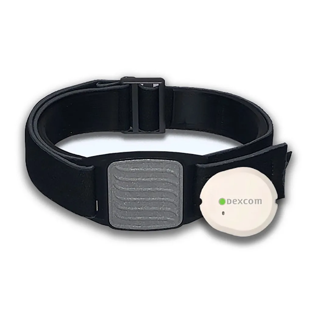 Dexcom G7 CGM Sports & Swim Armband Cover - Pewter Wave Dexband