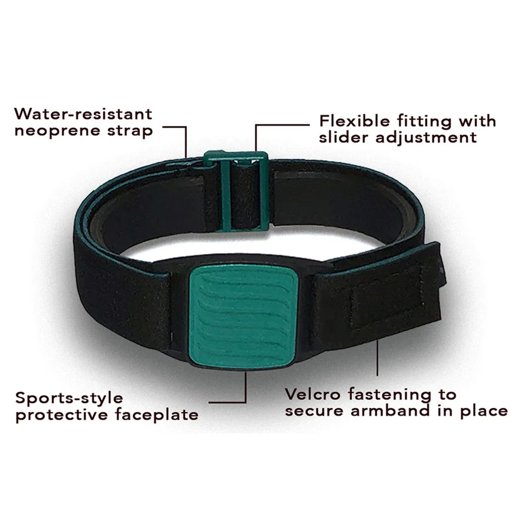 Dexcom G7 CGM Sports & Swim Armband Cover - Teal Wave Dexband