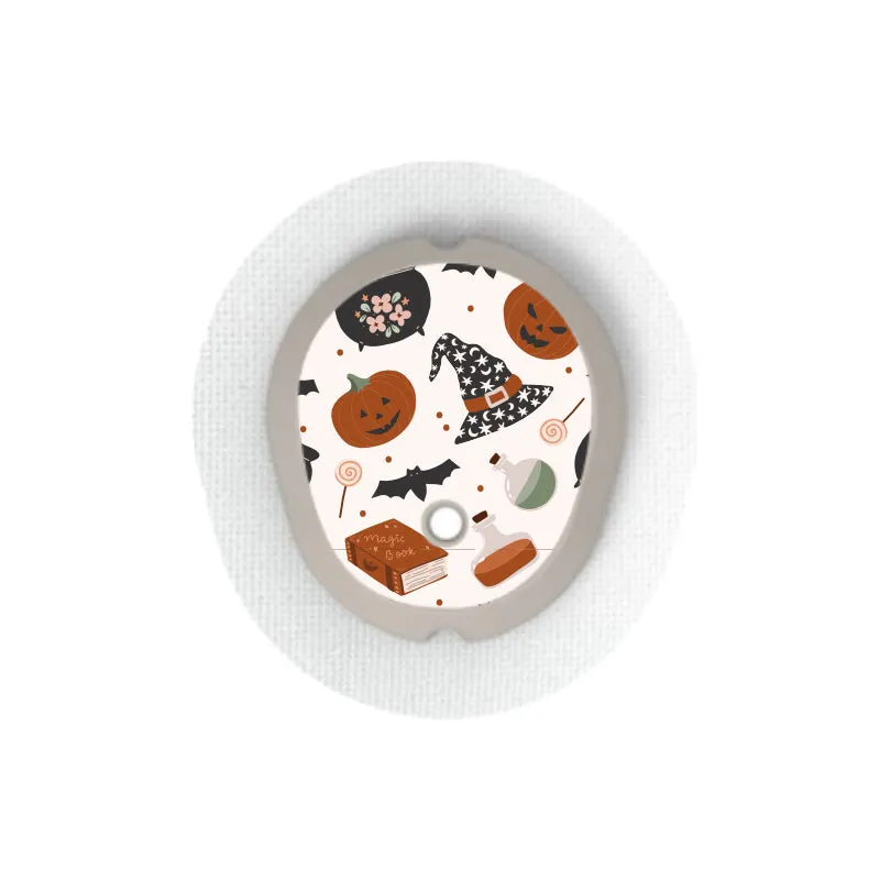 Dexcom G7/Dexcom One  Sensor Sticker (Boho Halloween) 6 pack
