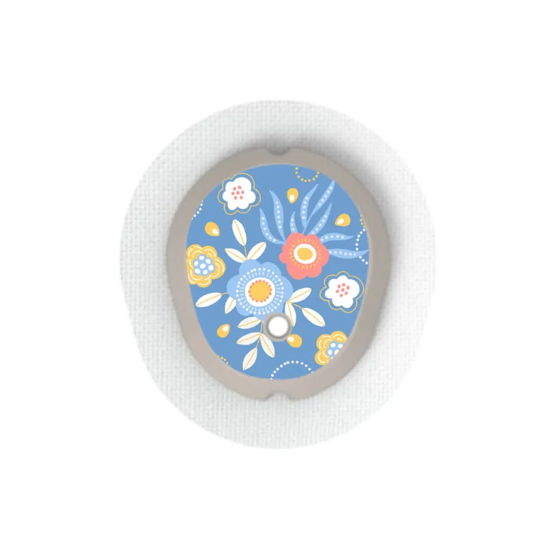 Dexcom G7/Dexcom ONE  Sensor Sticker (Springy Petals Collection) 4pk