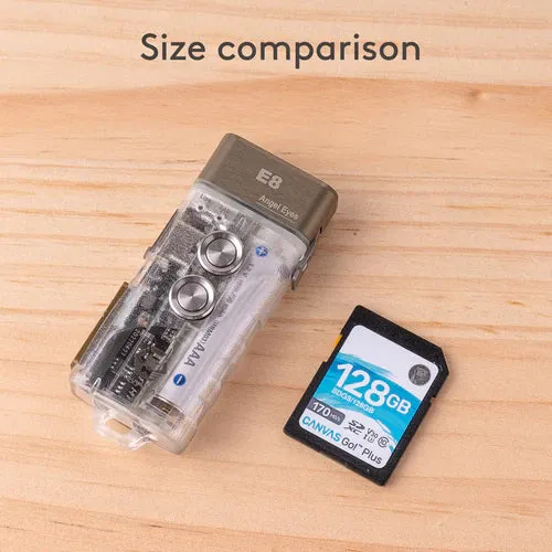 E8 Angel Eyes Versatile Hybrid Keychain Flashlight
