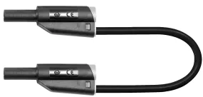Electrical safety leads with rear connection