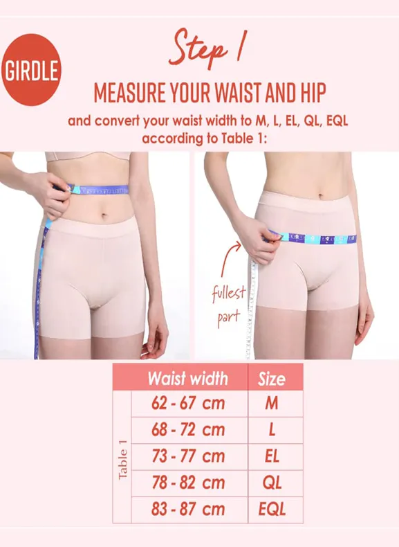 Form Shaper Long Leg Girdle S28-069408 (Plus Size Design)
