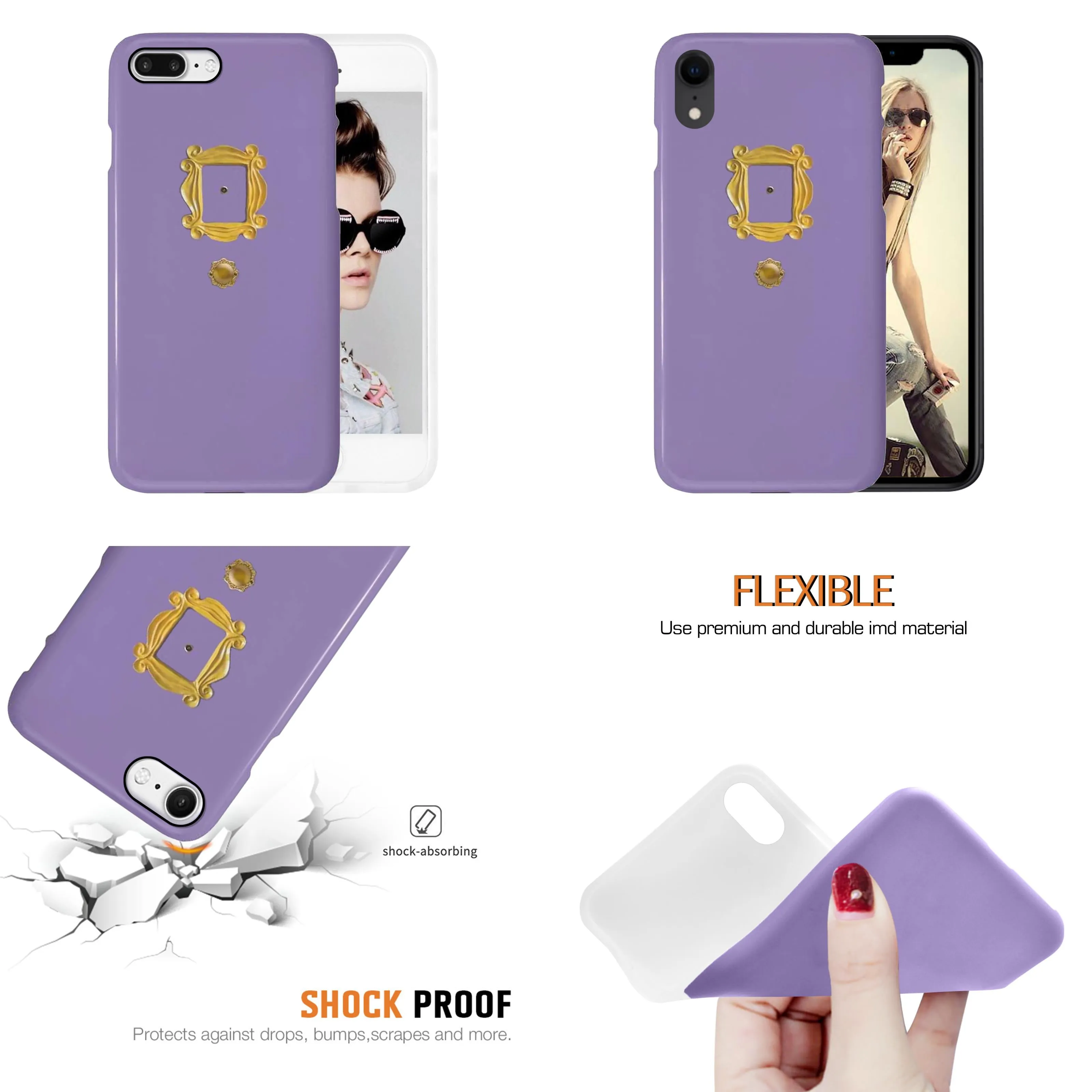 Friends TV Show Purple Door Peephole Phone Case