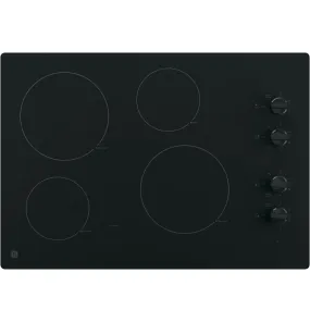 GE® 30" Built-In Knob Control Electric Cooktop