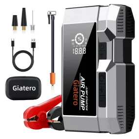 Giatero 4000A Portable Jump Starter with Air Compressor