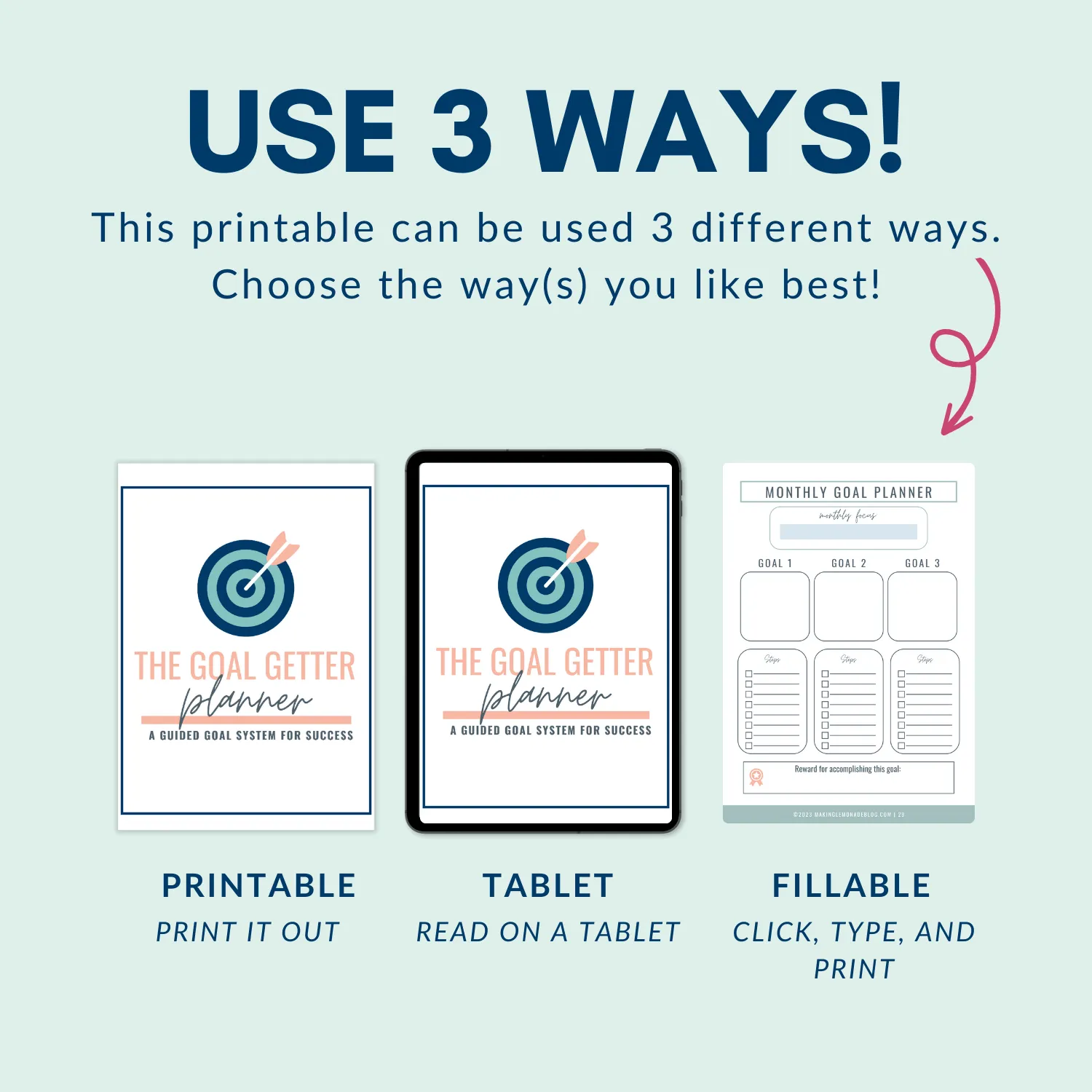 Goal Getter Planner: A Guided System for Crushing Your Goals