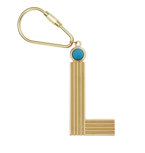 Gold Initial Keychain (More Colors)