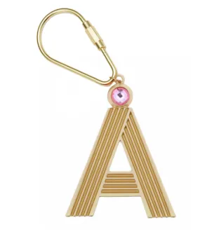 Gold Initial Keychain (More Colors)