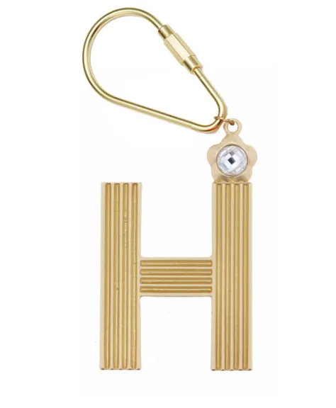 Gold Initial Keychain (More Colors)