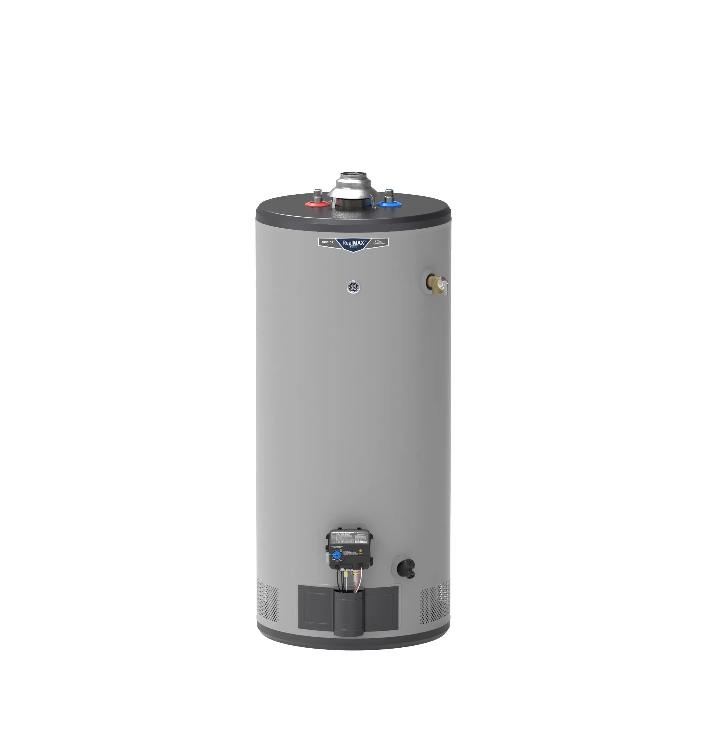 GP40S08BXR GE RealMAX Choice 40-Gallon Short Liquid Propane Atmospheric Water Heater