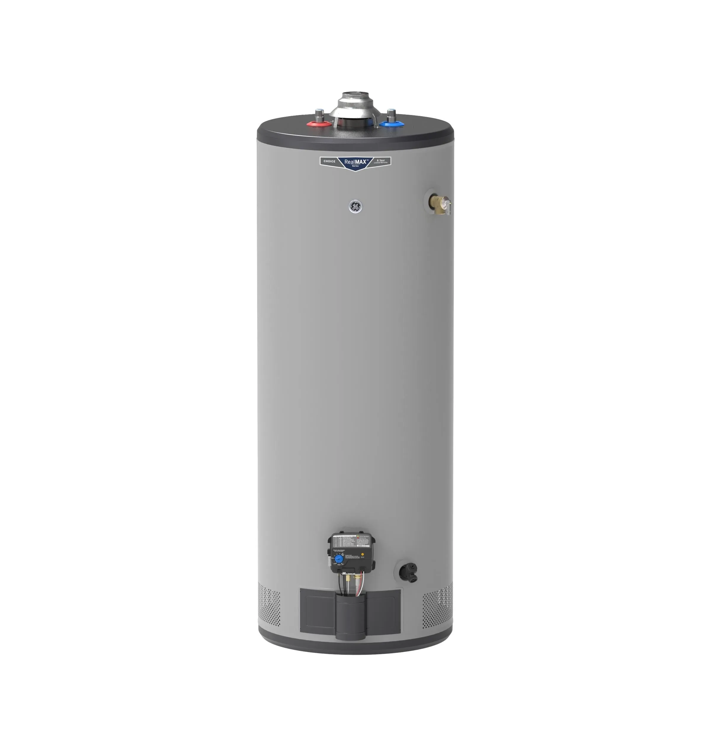 GP50T08BXR GE RealMAX Choice 50-Gallon Tall Liquid Propane Atmospheric Water Heater