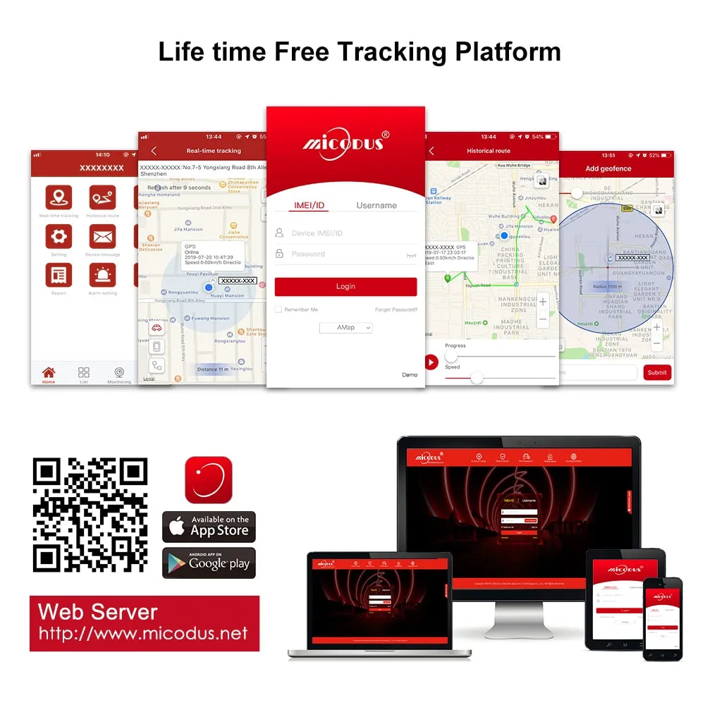 GPS Tracker With OBD Power Disrupt Alarm
