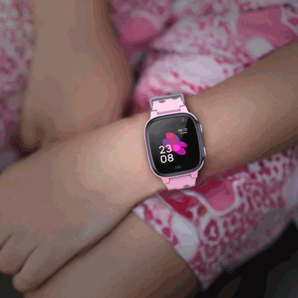 Green Lion Series 1 GNKIDSWS1PK 2G Kids Smart Watch Pink Case With Pink Strap