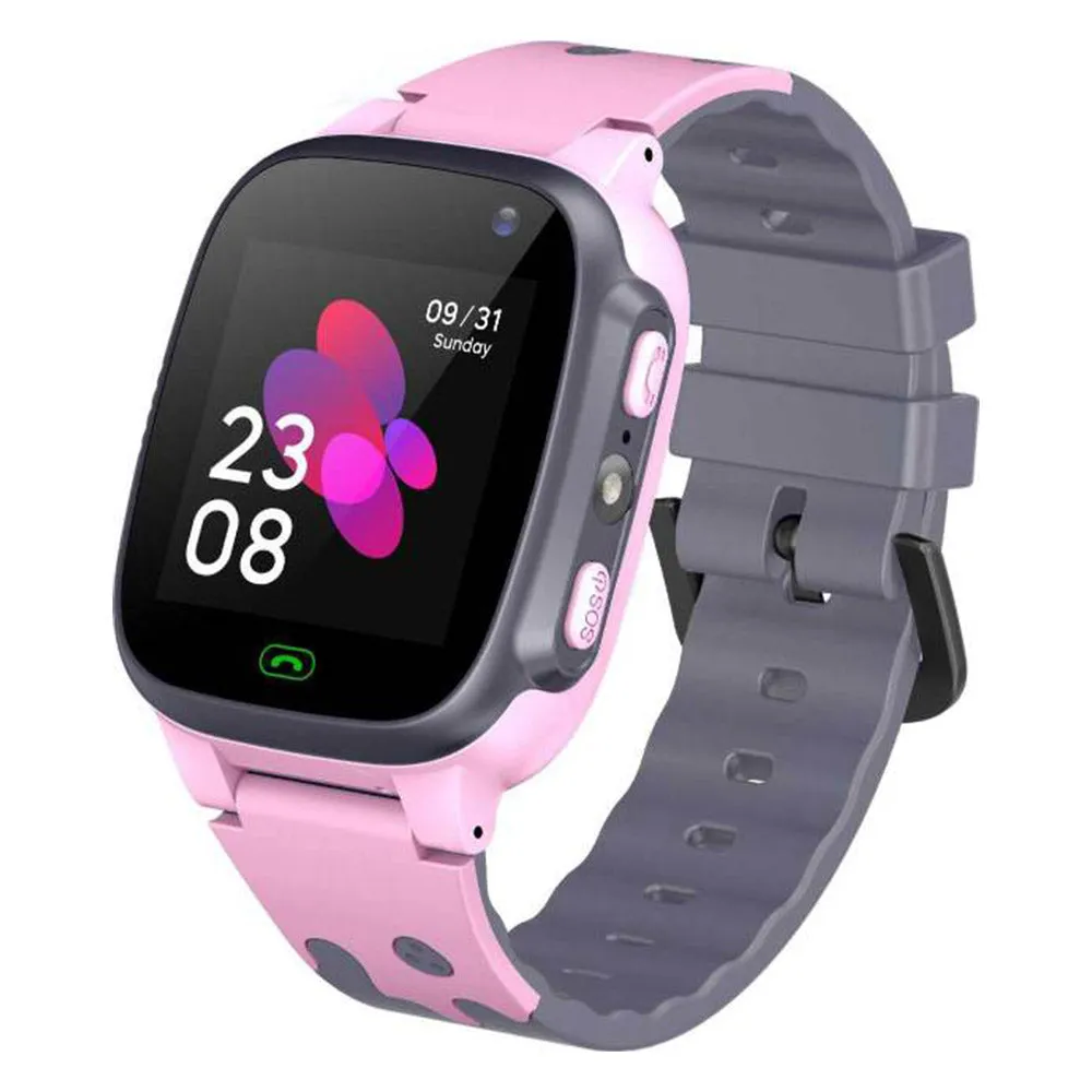 Green Lion Series 1 GNKIDSWS1PK 2G Kids Smart Watch Pink Case With Pink Strap