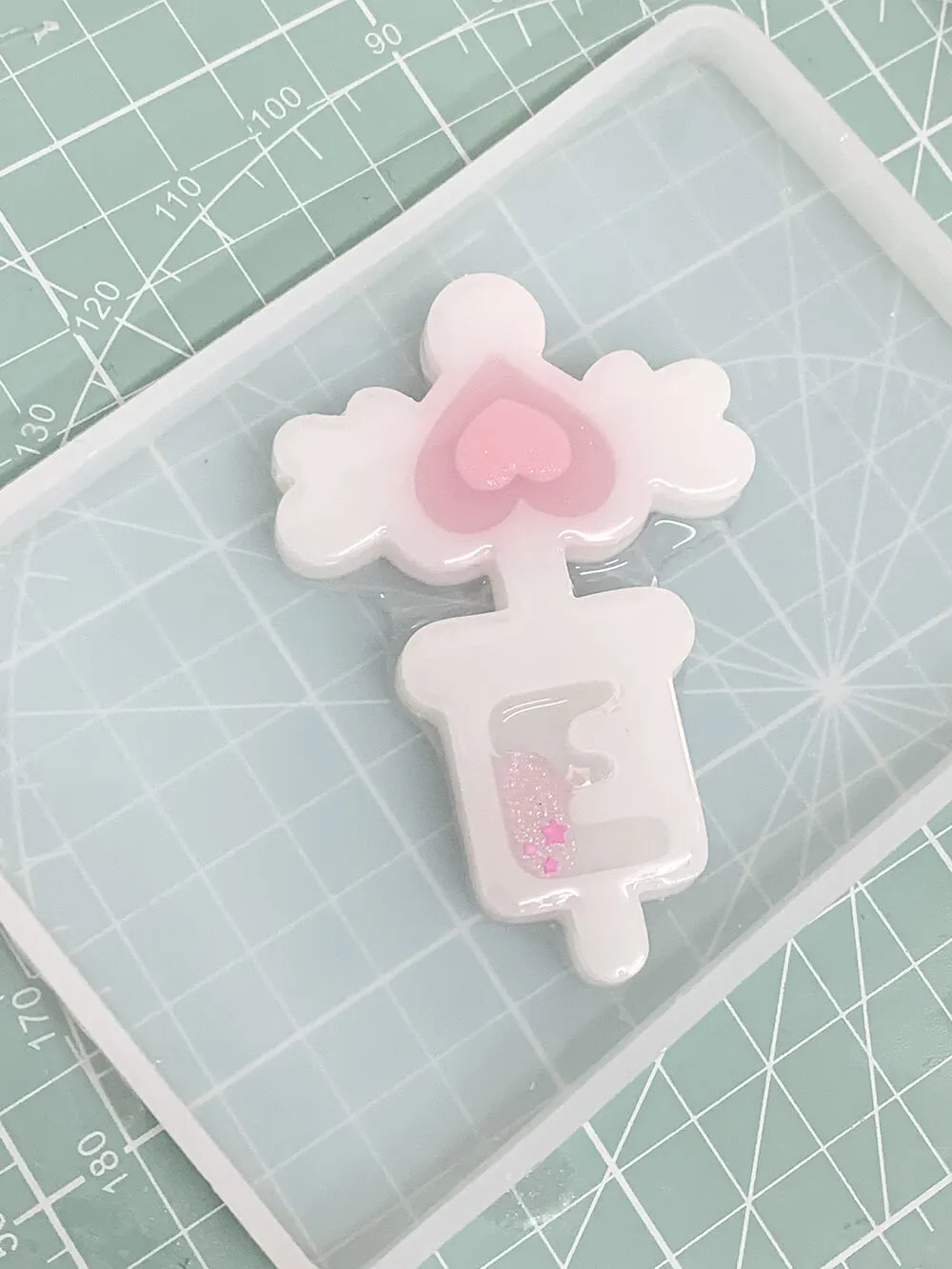 Handmade Magic Nurse Syringe Charm Keychain