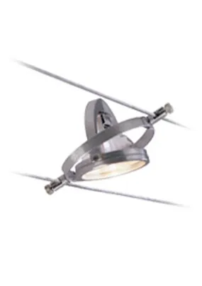 Head from the K-Hello Collection in Satin Aluminum Finish by Visual Comfort Modern