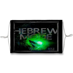 Hebrew Mode - On 01-07 Designer Sublimation Face Mask with Ten Replacement Filters