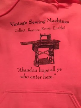 Hoodie Sweatshirt - Safety Pink Size XL