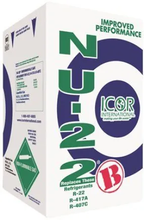 Icor International Nu-22B Refrigerant' 25-Pound Cylinder