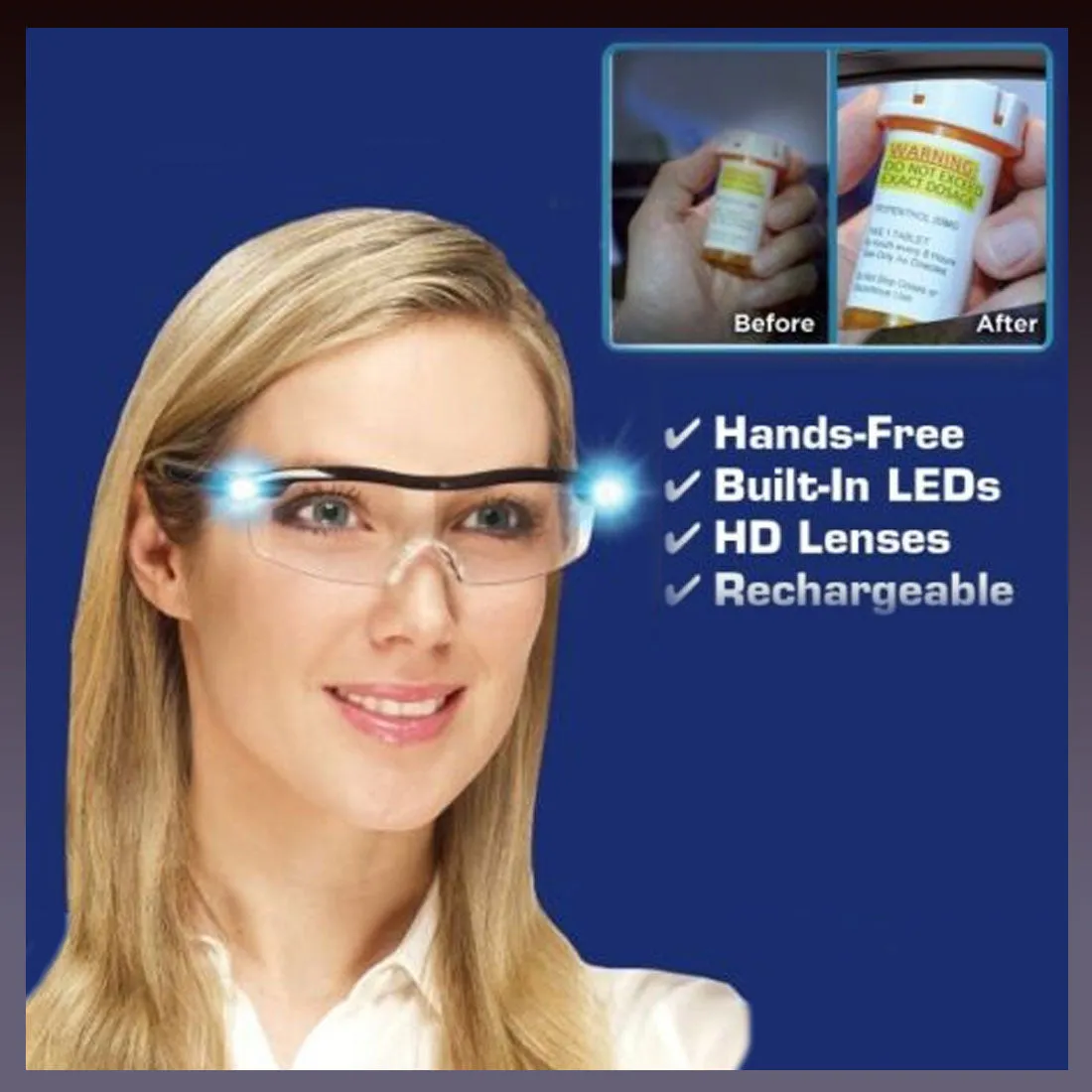 Ideas In Motion LED Magnifying Glasses