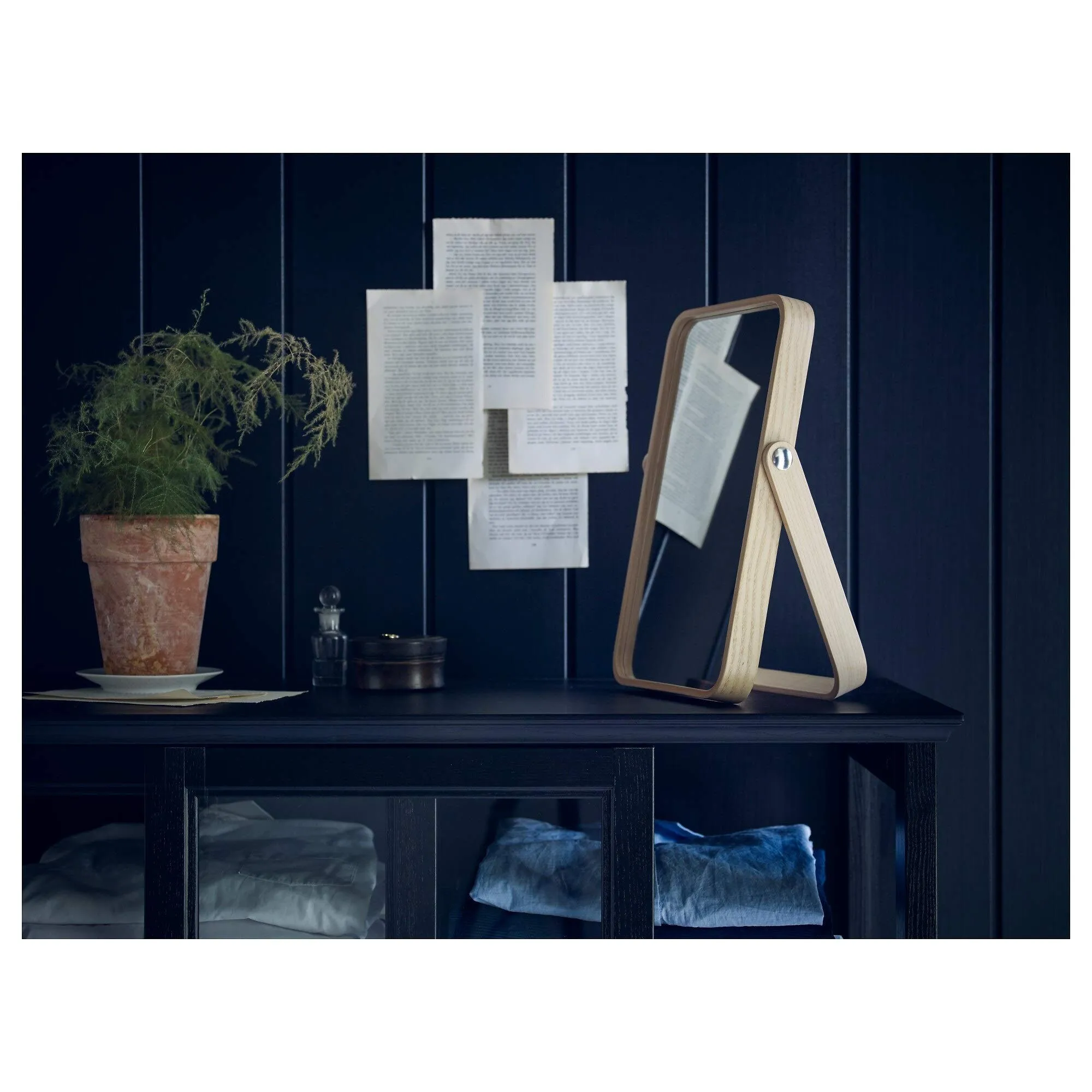 IKEA IKORNNES Table Mirror, ash27x40 cm (10 5/8x15 3/4 ")