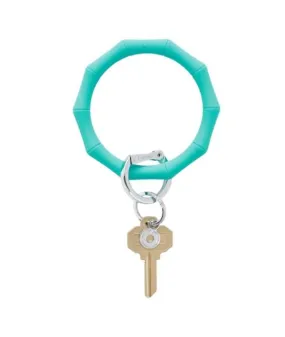 In The Pool  Bamboo Key Ring