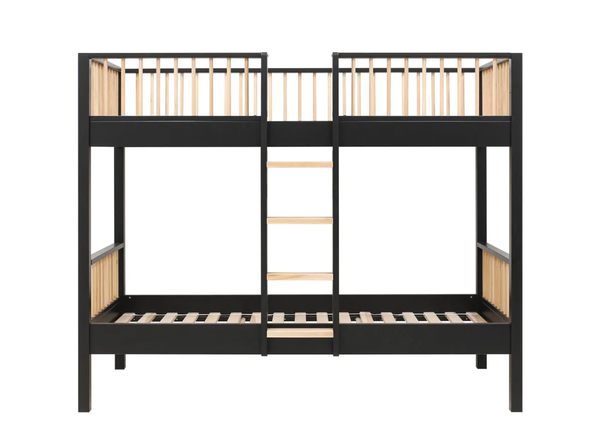 Ivo Bunk Bed Black/Natural