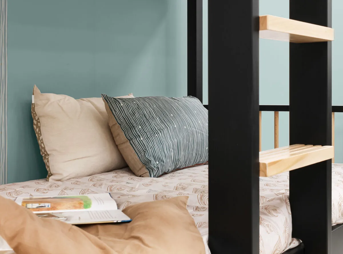 Ivo Bunk Bed Black/Natural