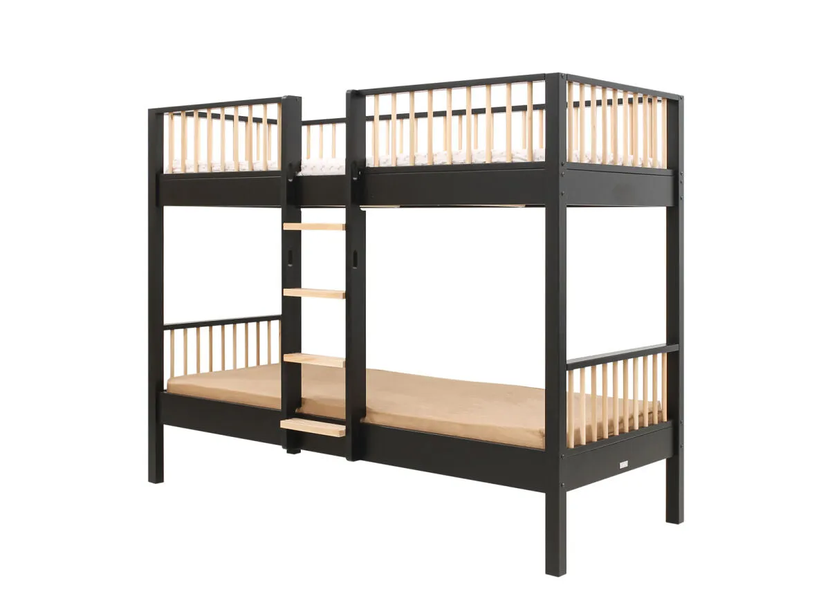 Ivo Bunk Bed Black/Natural