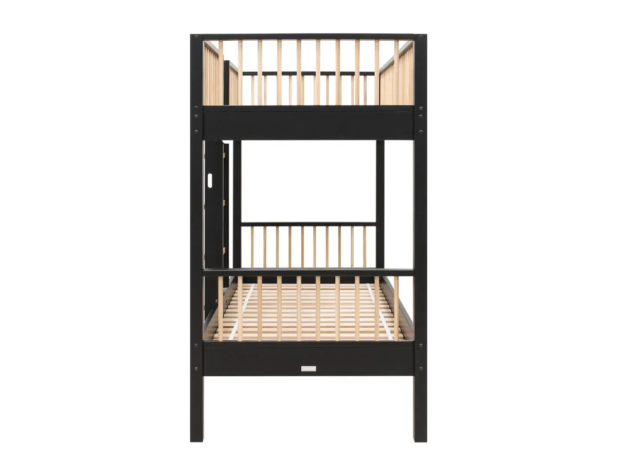 Ivo Bunk Bed Black/Natural