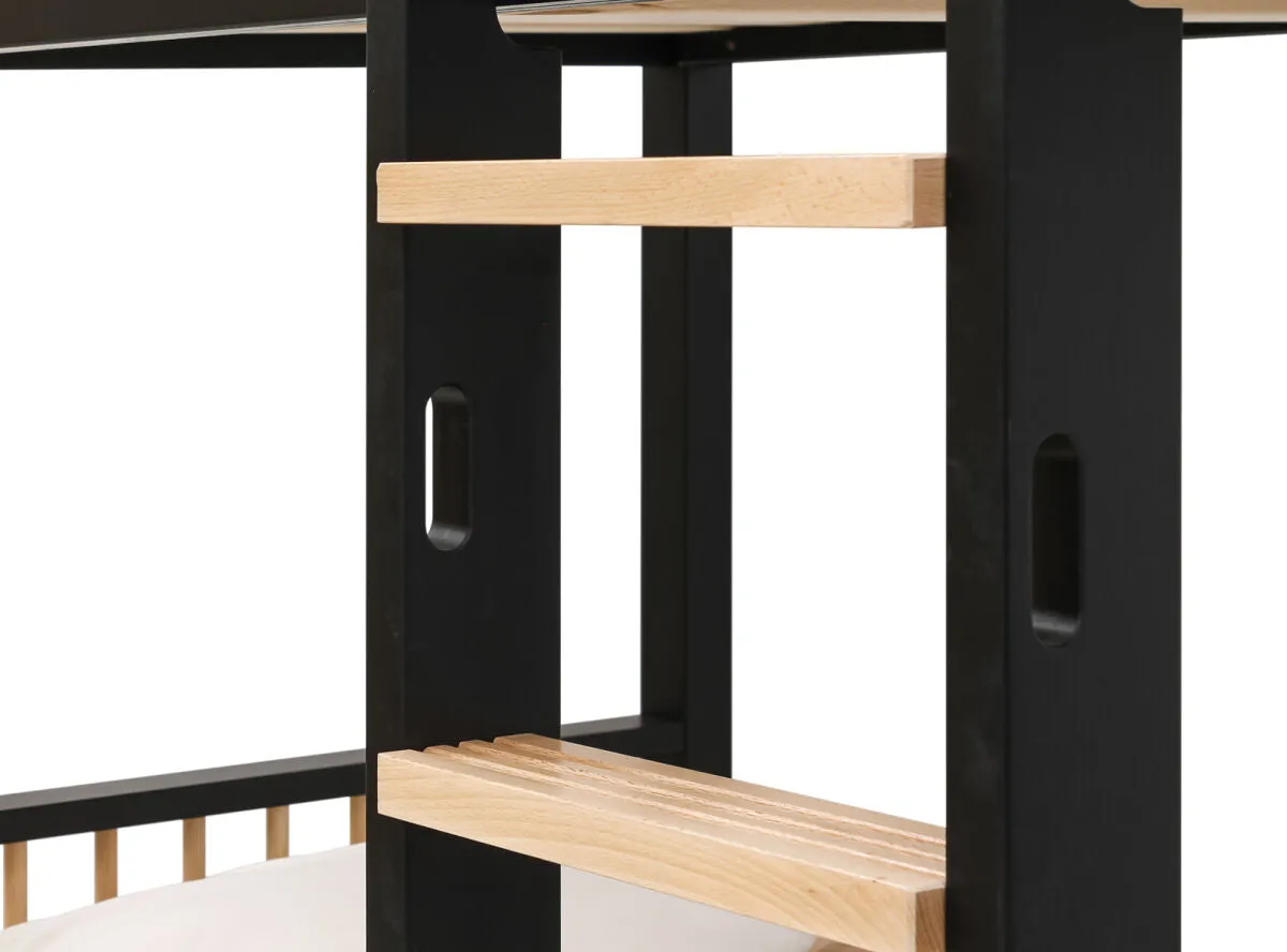 Ivo Bunk Bed Black/Natural