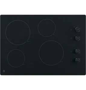JP3030DWBB GE® 30" Built-In Knob Control Electric Cooktop