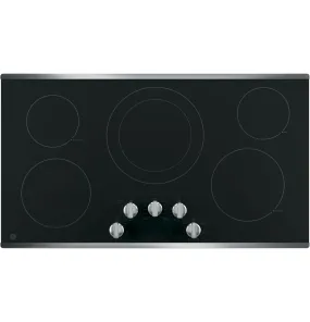 JP3036SLSS GE® 36" Built-In Knob Control Electric Cooktop