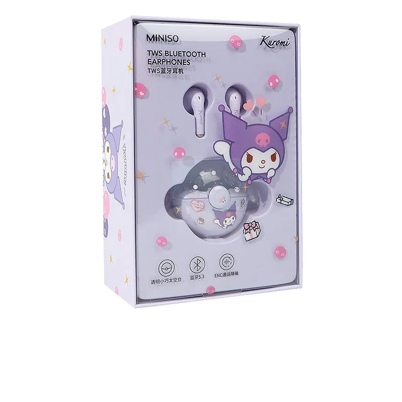 Kawaii Sanrio Kuromi Cinnamoroll TWS Bluetooth Earphone